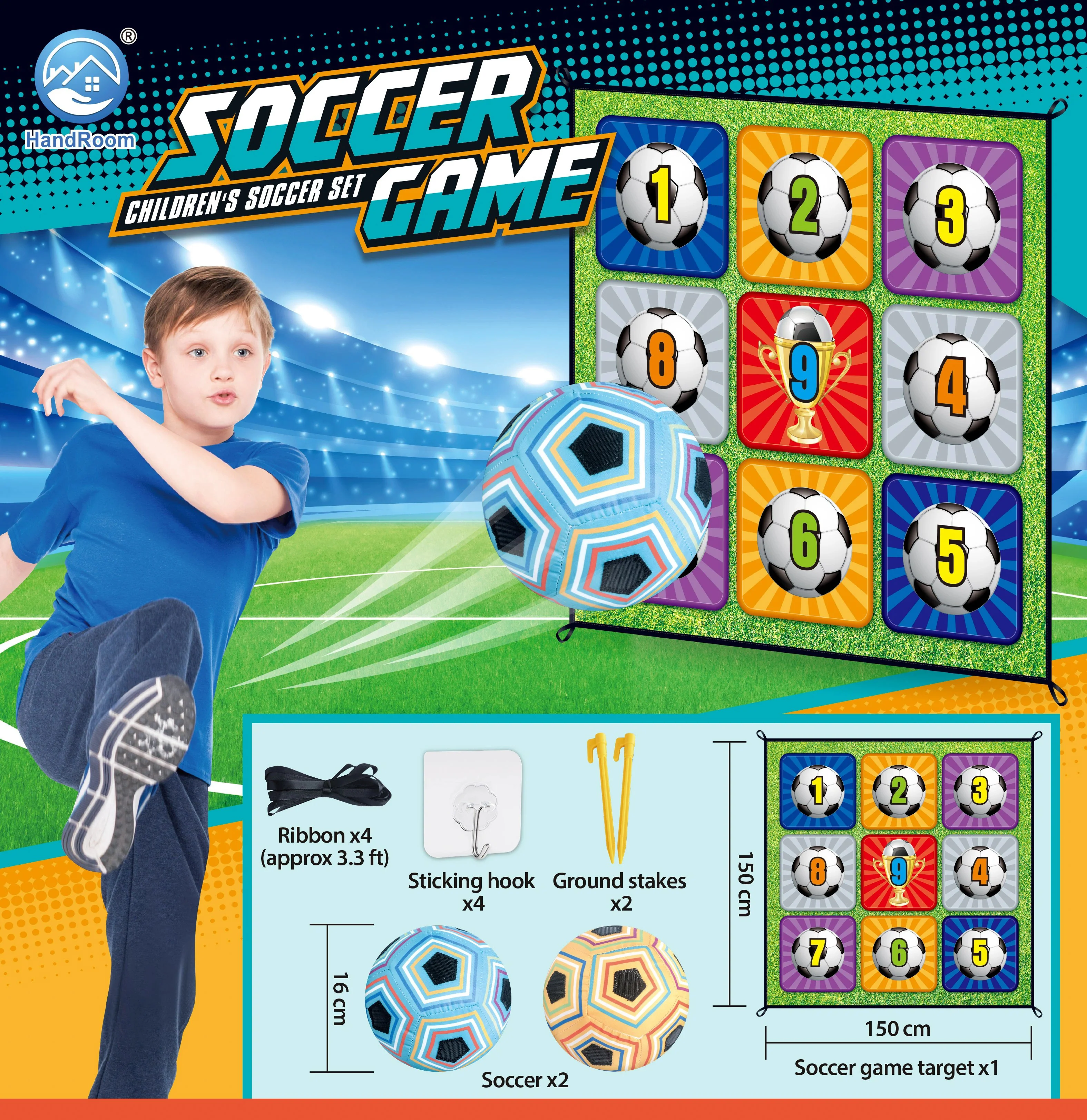 Kids Soccer Ball Target Game for Indoor & Outdoor Play - Image 3