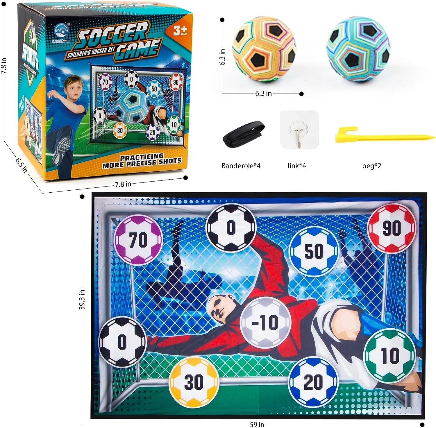 Kids Soccer Ball Target Game for Indoor & Outdoor Play - Image 9
