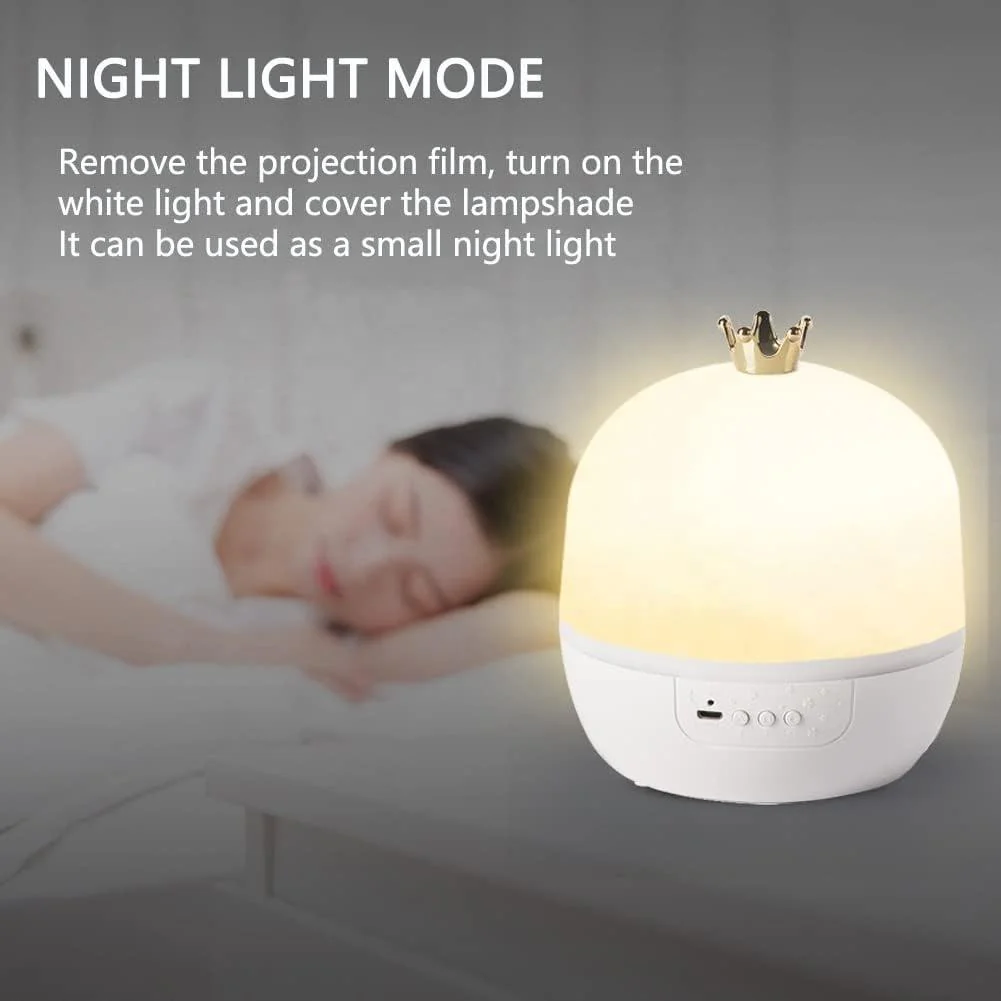 Kids Themed Rotating Night Light Projector - 15 Film 360° Starry Sky Lamp - Image 5