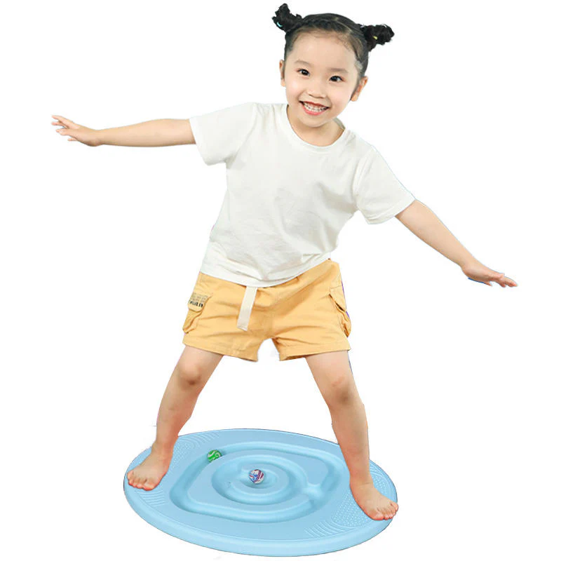 Kids Yoga Balance Board with Maze & 5 Balls - Image 2