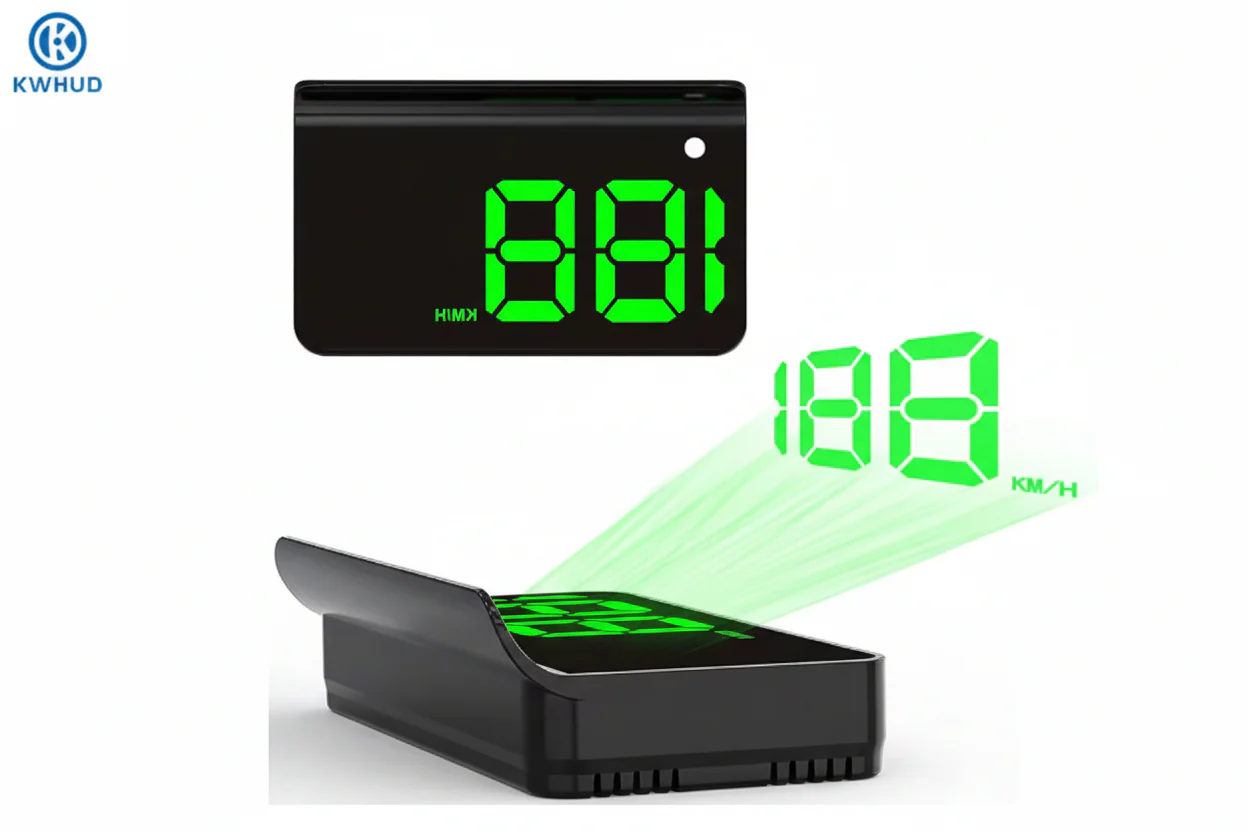 KWHUD Universal Car Head-Up Display β GPS Speedometer & Windshield Speed Projector, USB Plug & Play for All Vehicles - Image 6