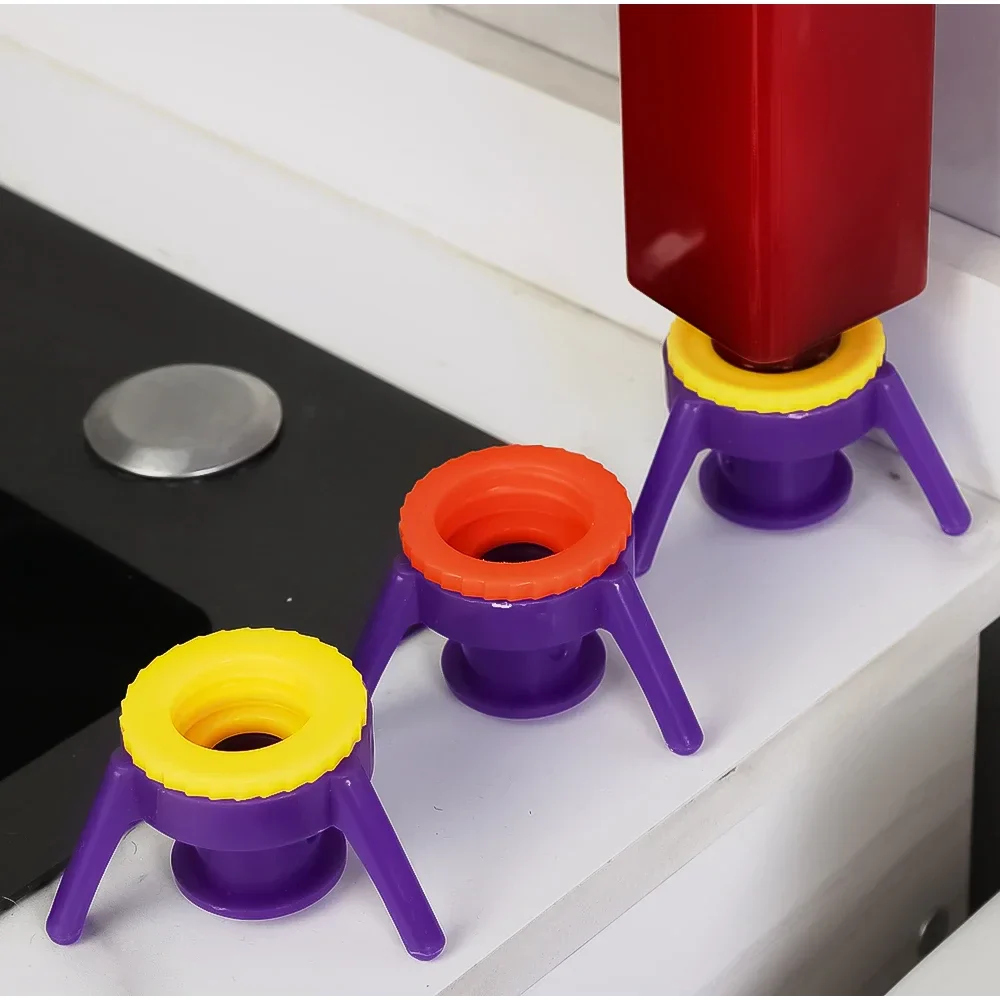 Leakproof Upside-Down Bottle Holder Caps (3-Piece Set) - Image 3