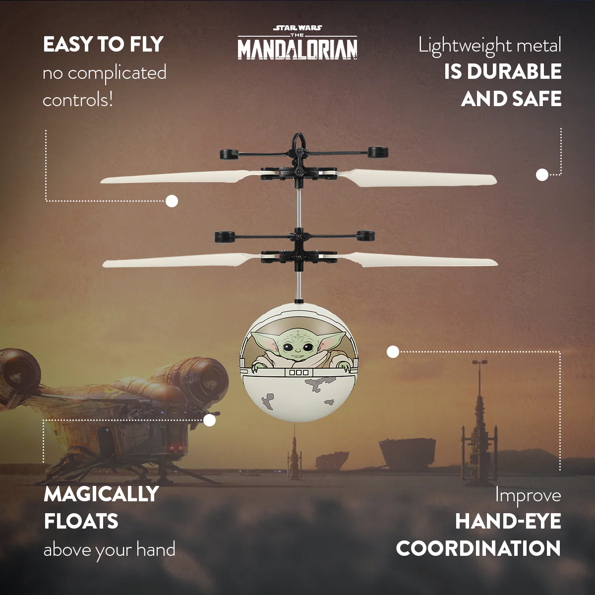 LED Flying UFO Toy – Hover Helicopter Ball for Kids - Image 5