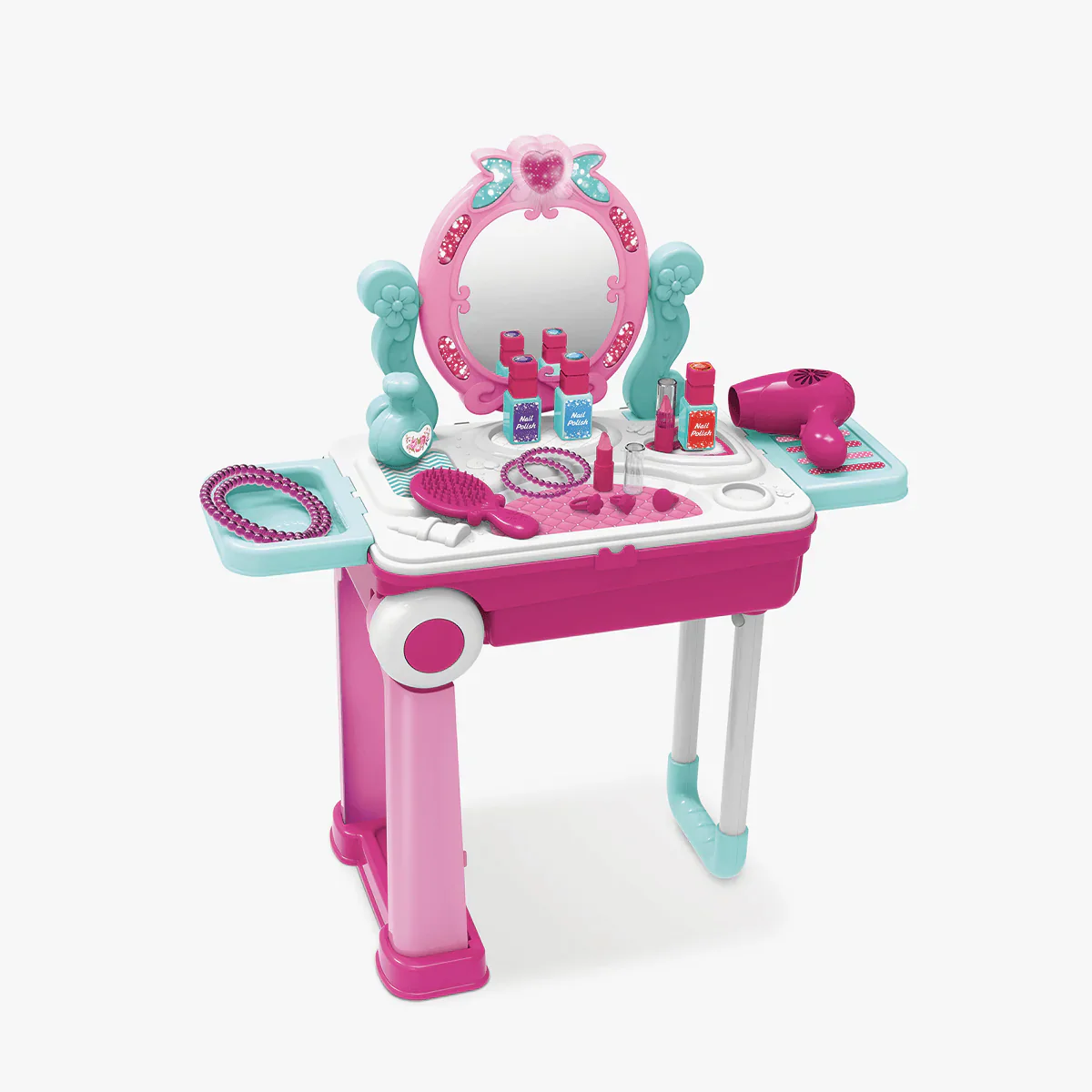 Lil’ Beauty Suitcase Playset – 24 Piece Kids Makeup & Styling Kit