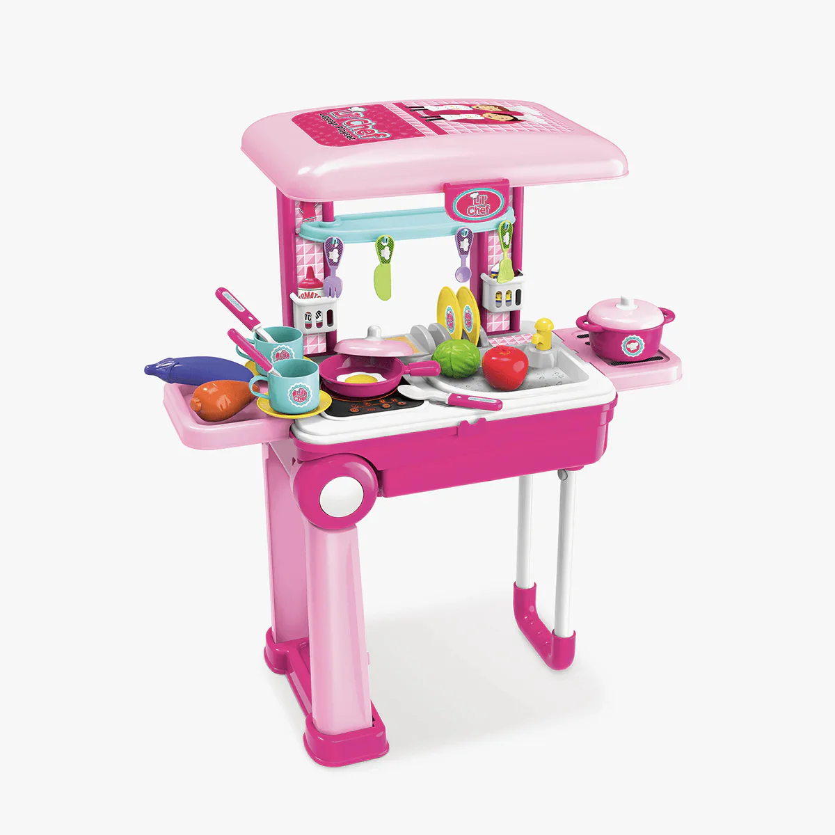 Lil’ Chef Suitcase Playset – 37 Piece Kids Cooking & Kitchen Role-Play Kit - Image 10