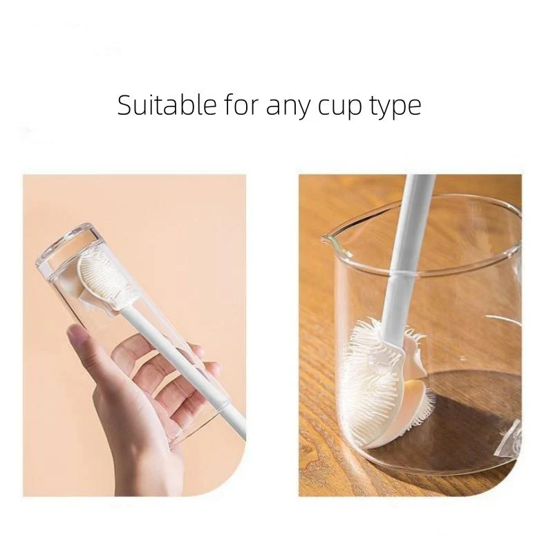 Long-Handle Silicone Bottle & Cup Cleaning Brush - Image 4