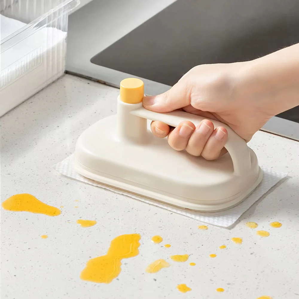 Magic Kitchen Sponge Wipe with Replaceable Pads – Multi-Surface Decontamination Cleaning Brush for Bathroom, Glass, and Walls - Image 5
