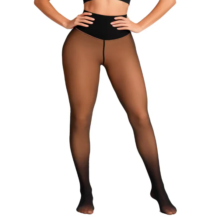 Magic Waist Snatch Fleece-Lined Shapewear Tights - Image 12