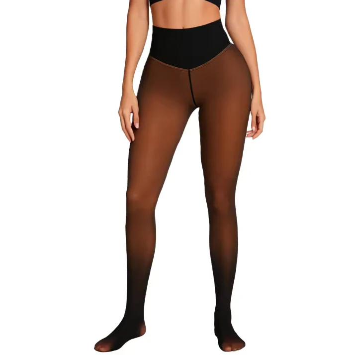 Magic Waist Snatch Fleece-Lined Shapewear Tights - Image 13