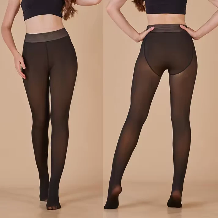 Magic Waist Snatch Fleece-Lined Shapewear Tights - Image 17