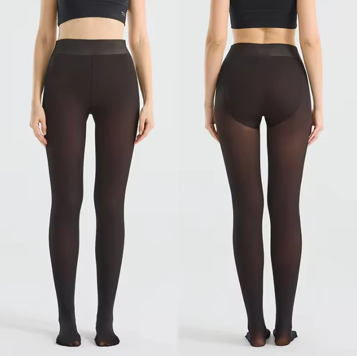 Magic Waist Snatch Fleece-Lined Shapewear Tights - Image 18