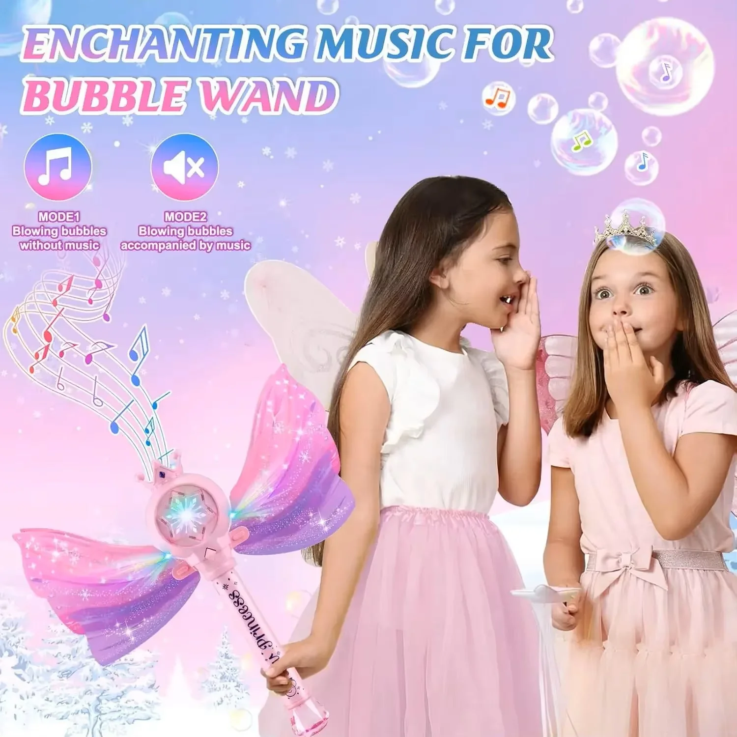 Magical Bubble Wand Toy - Electric/Automatic Bubble Maker for Kids - Image 4