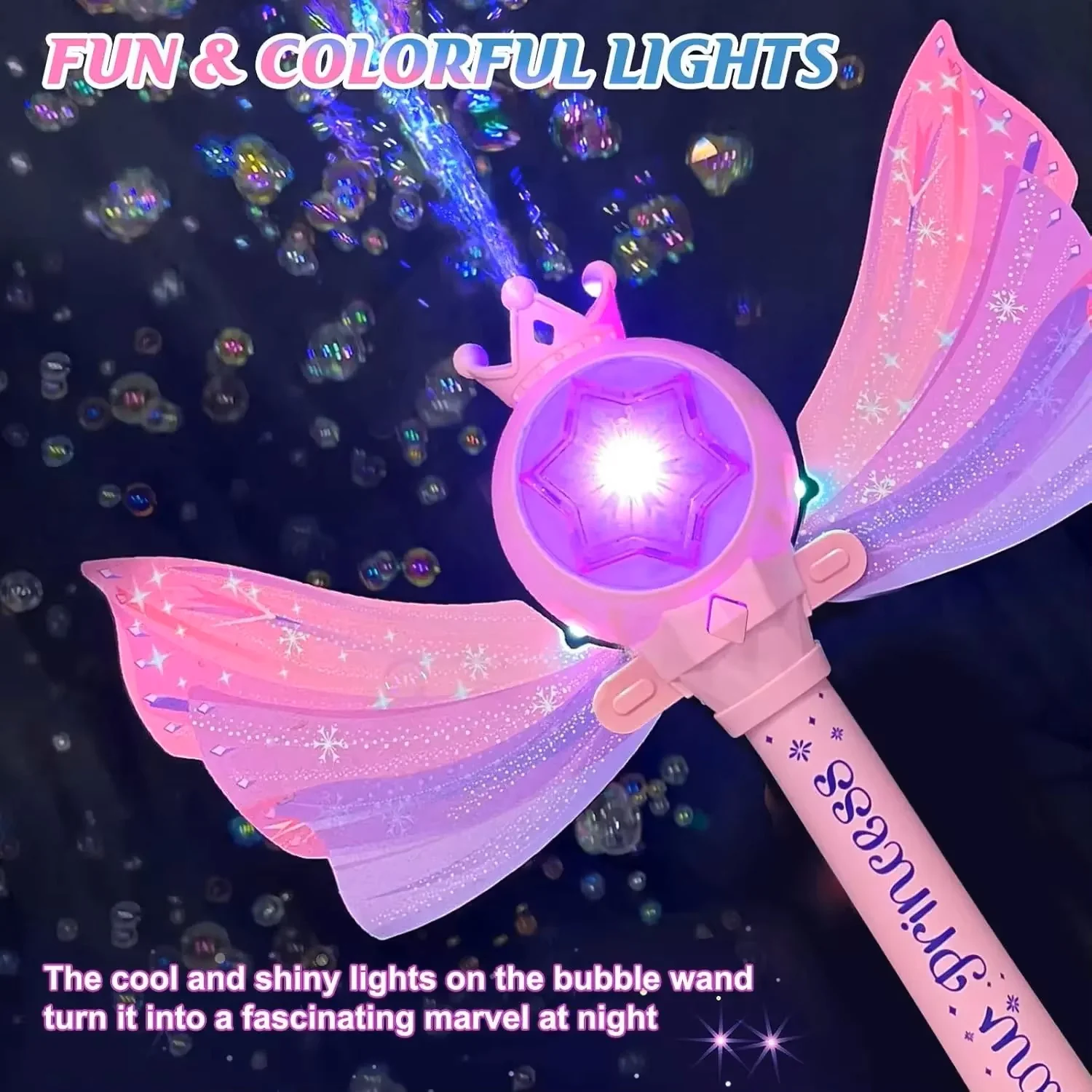 Magical Bubble Wand Toy - Electric/Automatic Bubble Maker for Kids - Image 5