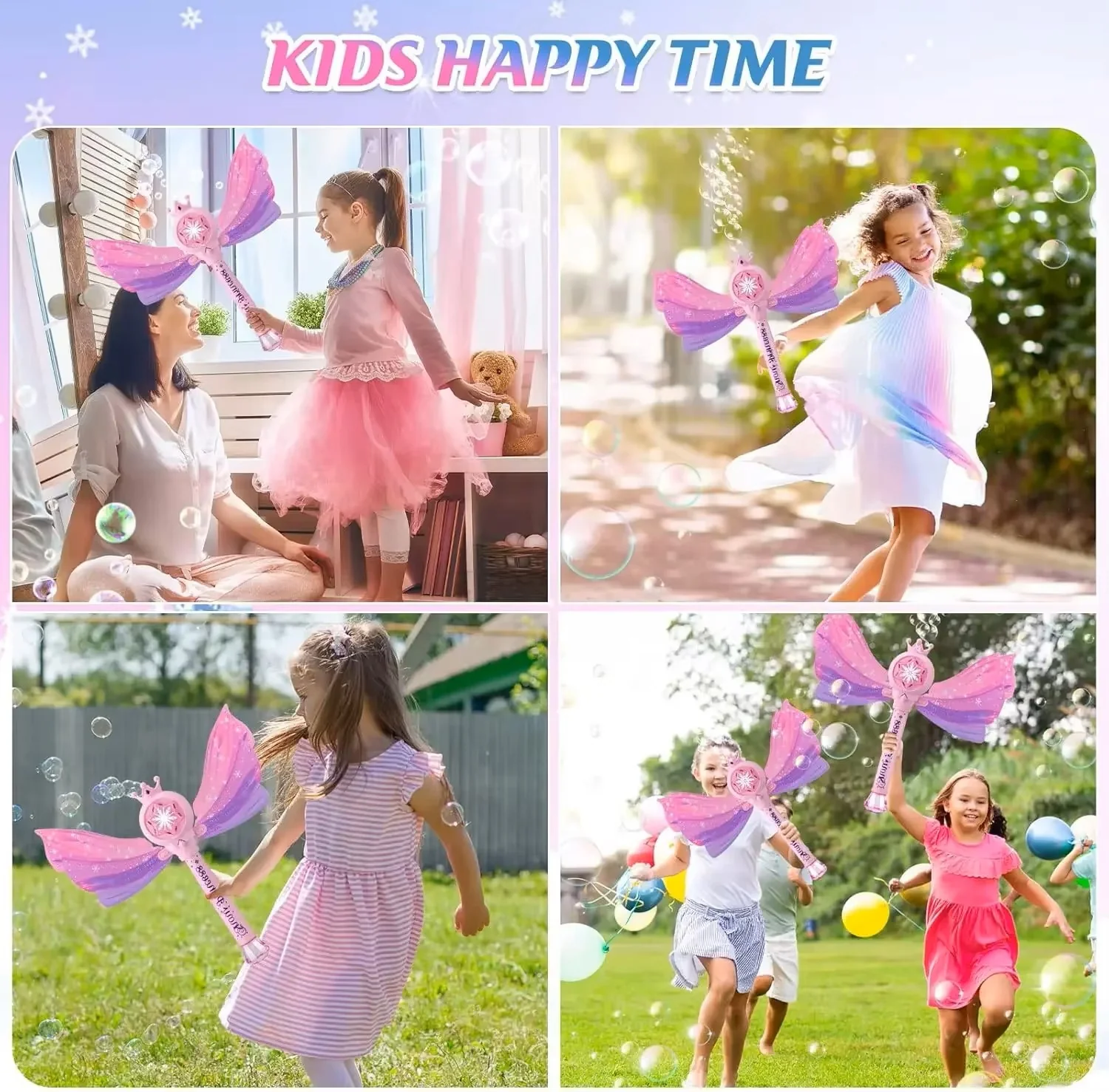 Magical Bubble Wand Toy - Electric/Automatic Bubble Maker for Kids - Image 7
