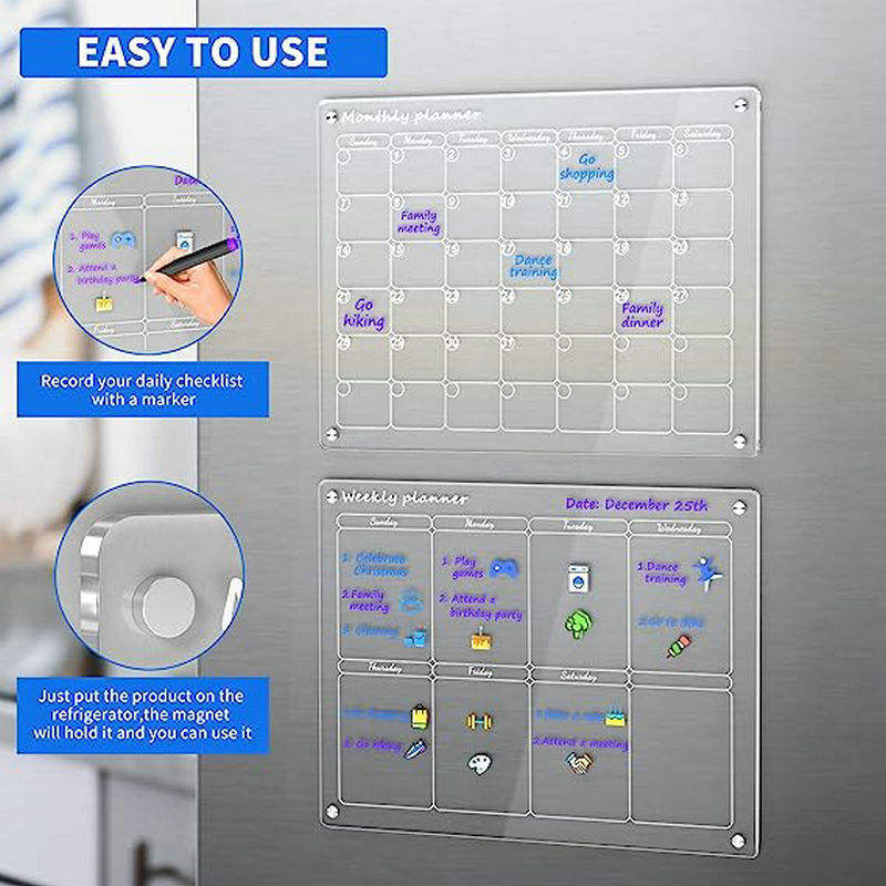Magnetic Acrylic Fridge Calendar - Image 3