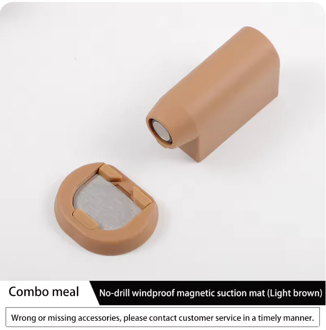 Magnetic Door Stopper with Floor Catch (No-Drill, Windproof, Anti-Collision) - Image 6
