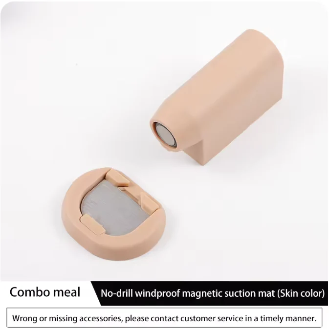 Magnetic Door Stopper with Floor Catch (No-Drill, Windproof, Anti-Collision) - Image 8