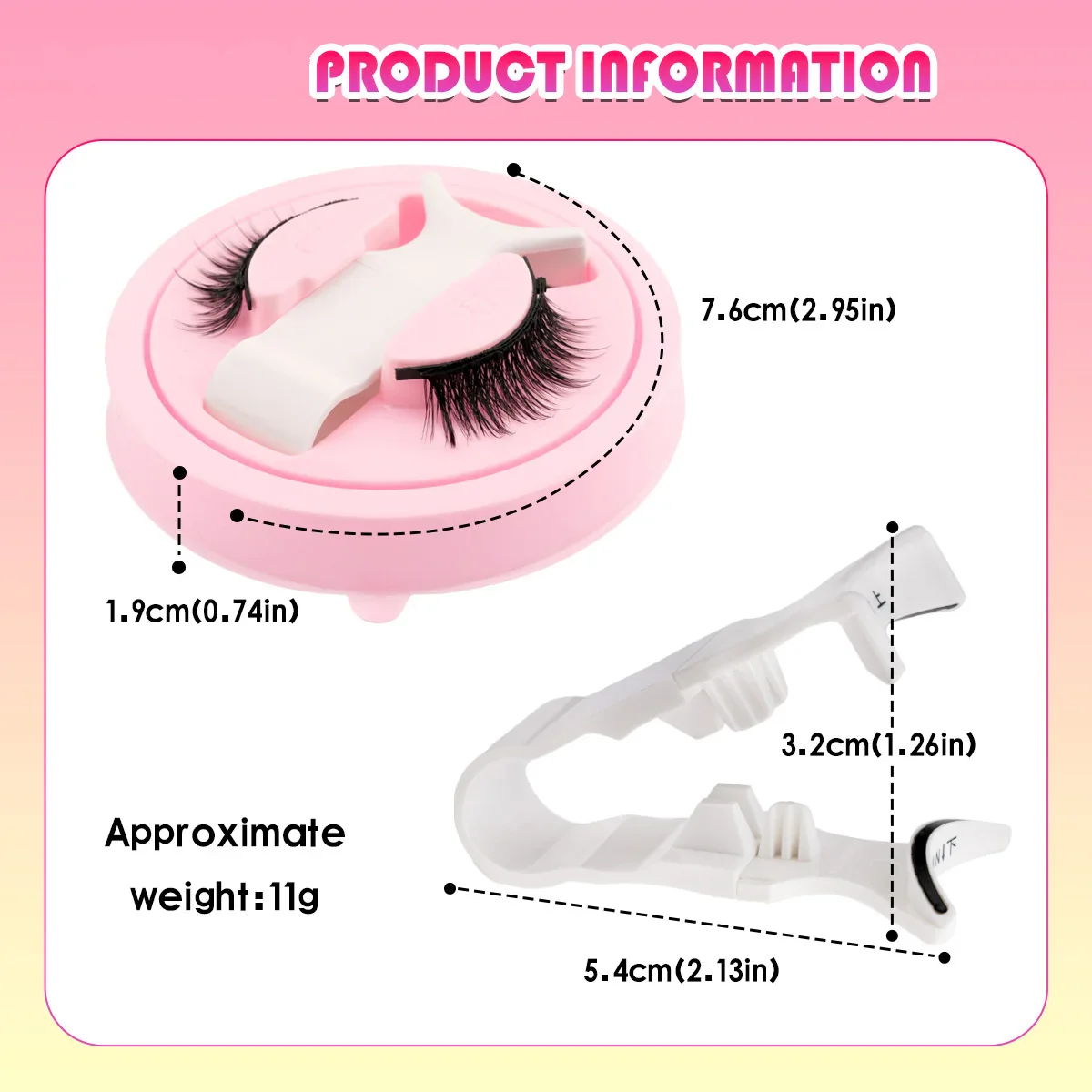 Magnetic False Eyelashes – Natural 3D Wispy Lashes (No Glue Required) - Image 5