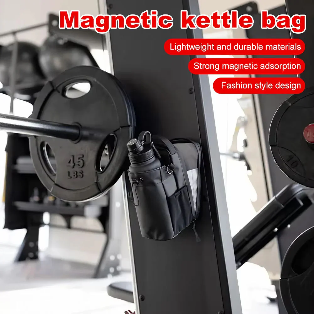 Magnetic Gym Water Bottle Pouch – Portable MagSafe Compatible Phone Mount & Accessory Organizer - Image 5