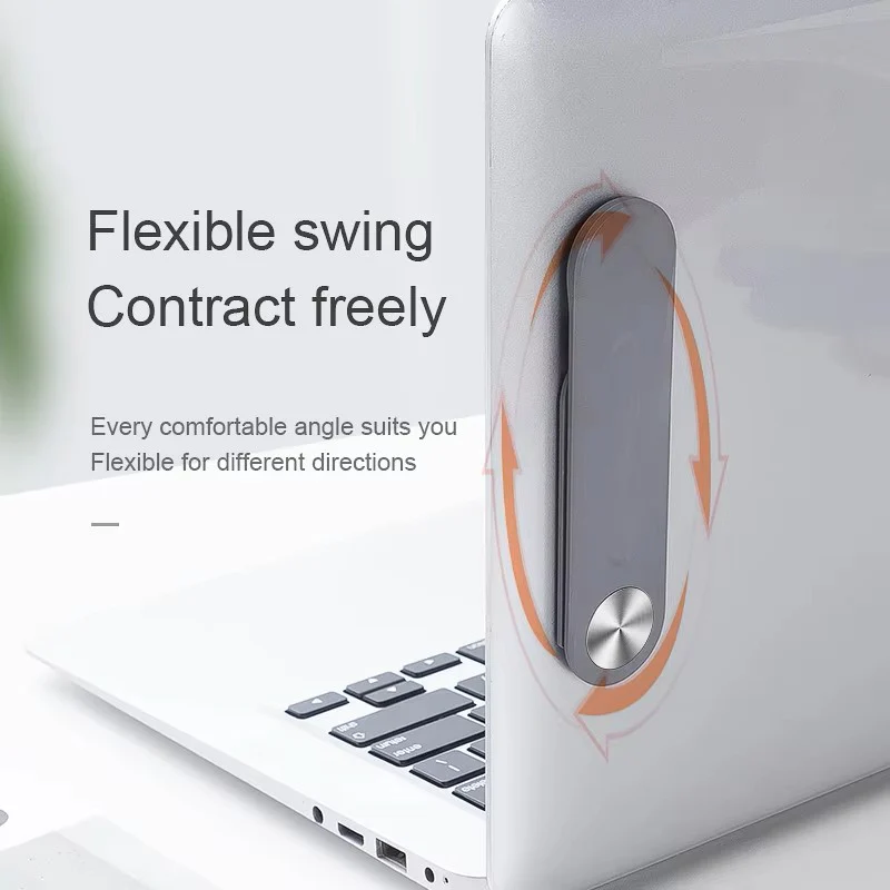 Magnetic Laptop Expansion Bracket – Side Mount Phone Clip for Dual Display - Image 3