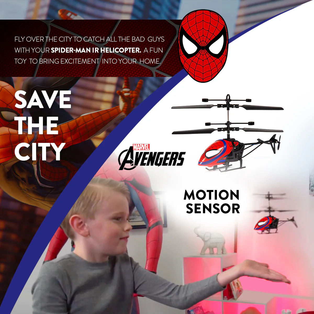 [Marvel] Spider-Man 2CH Remote Control Helicopter - Image 3