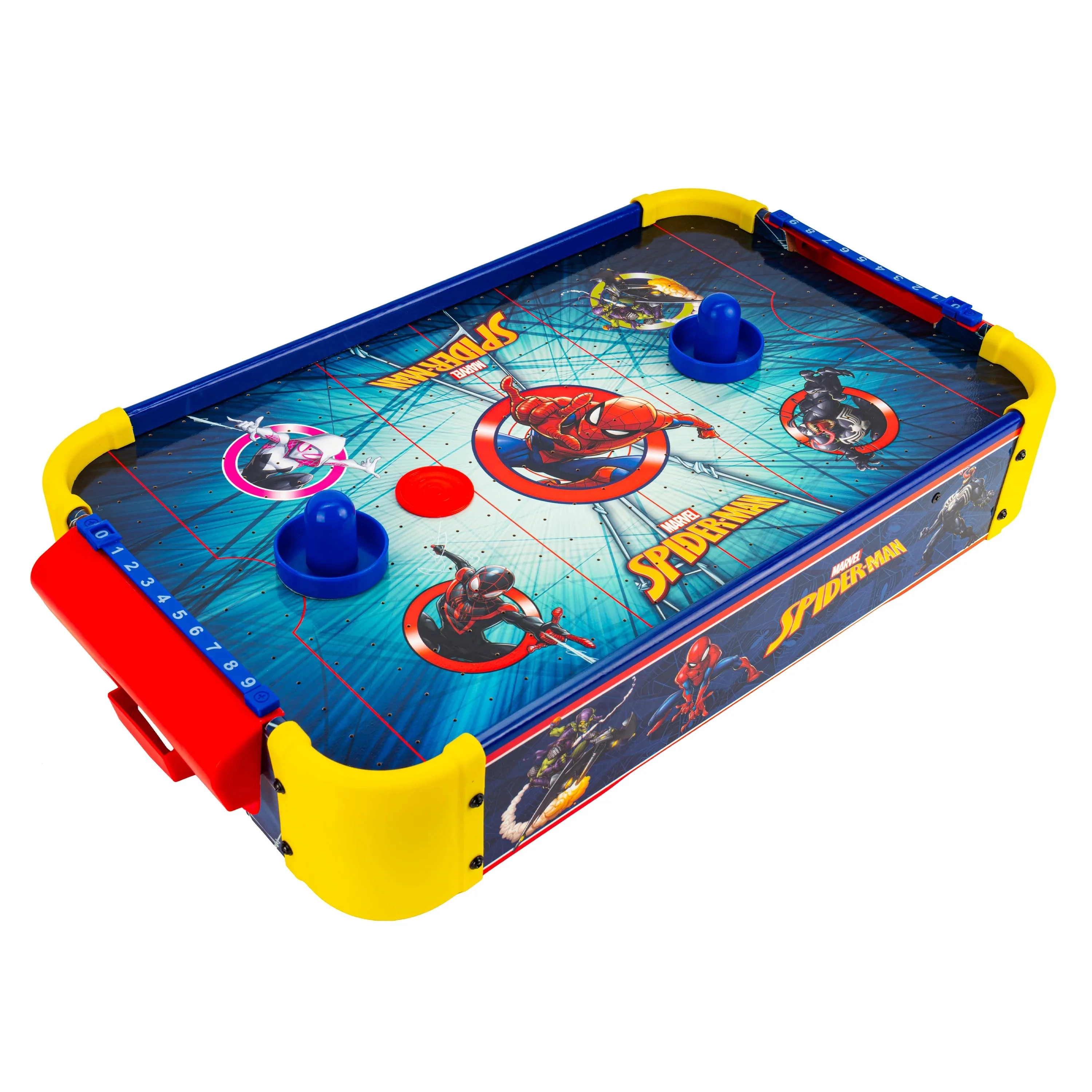 Marvel Spider-Man Electric Tabletop Air Hockey (Wood) - Image 2