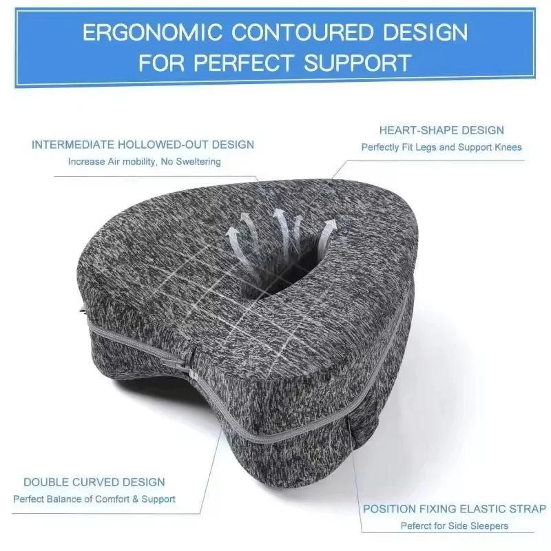 Memory Foam Leg Pillow for Sciatica Relief - Image 2