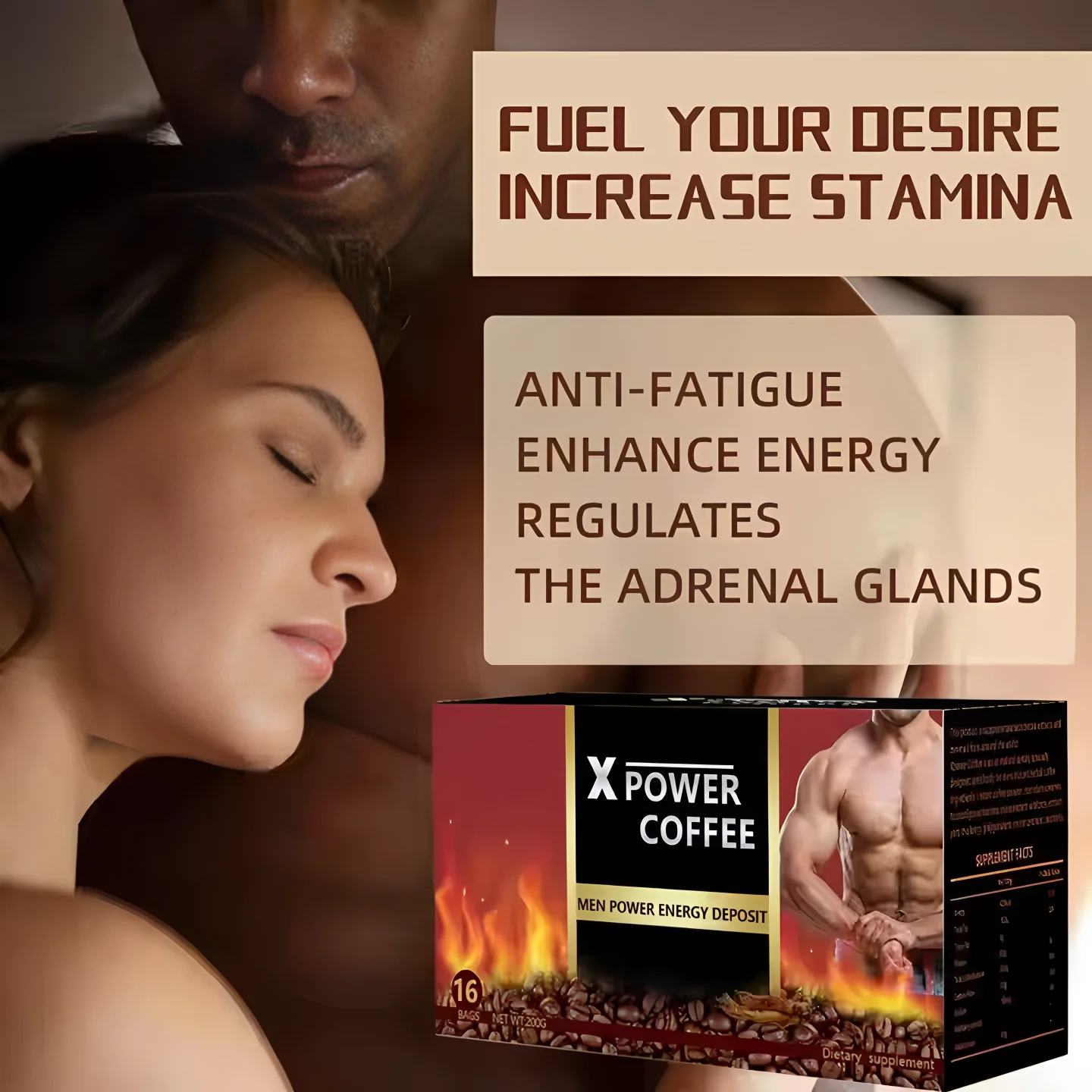 Men’s Performance Black Coffee with Organic Maca Root - Image 4