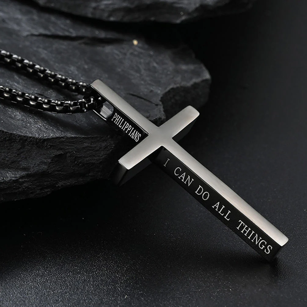 Men's Stainless Steel Cross Necklace
