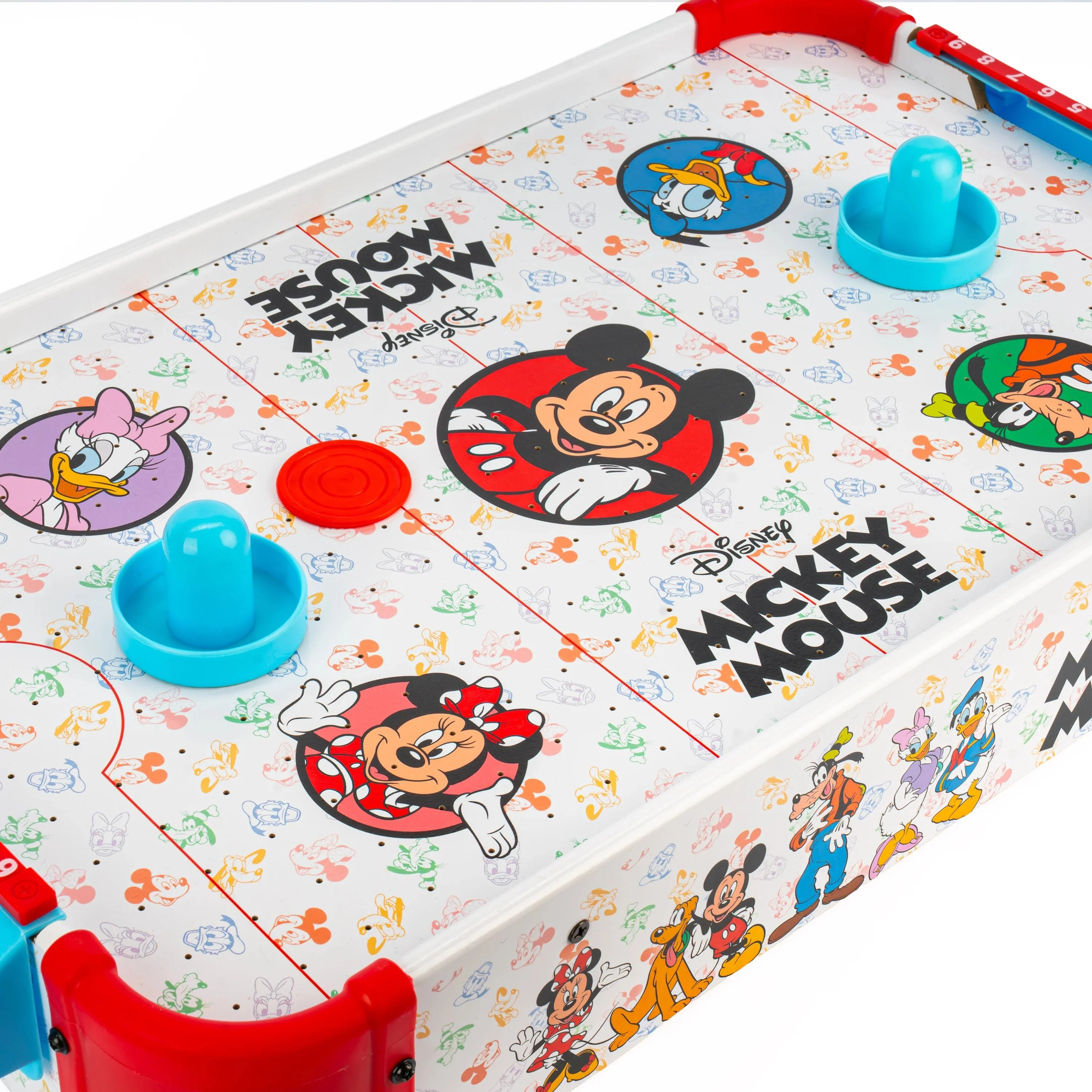 Mickey Mouse Electronic Tabletop Air Hockey (Wood) - Image 4
