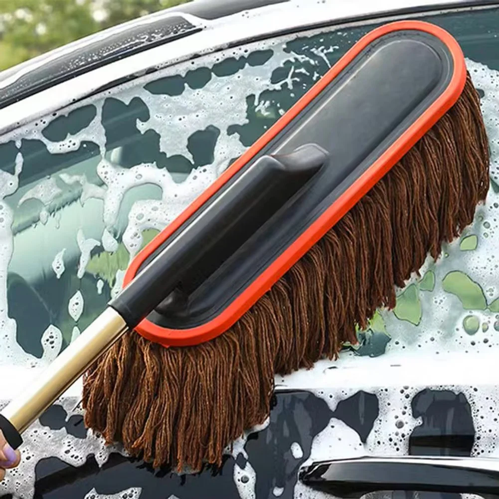 Microfiber Car Duster with Extendable Handle – Professional Detailing Dust Mop for Car, SUV & Home - Image 2
