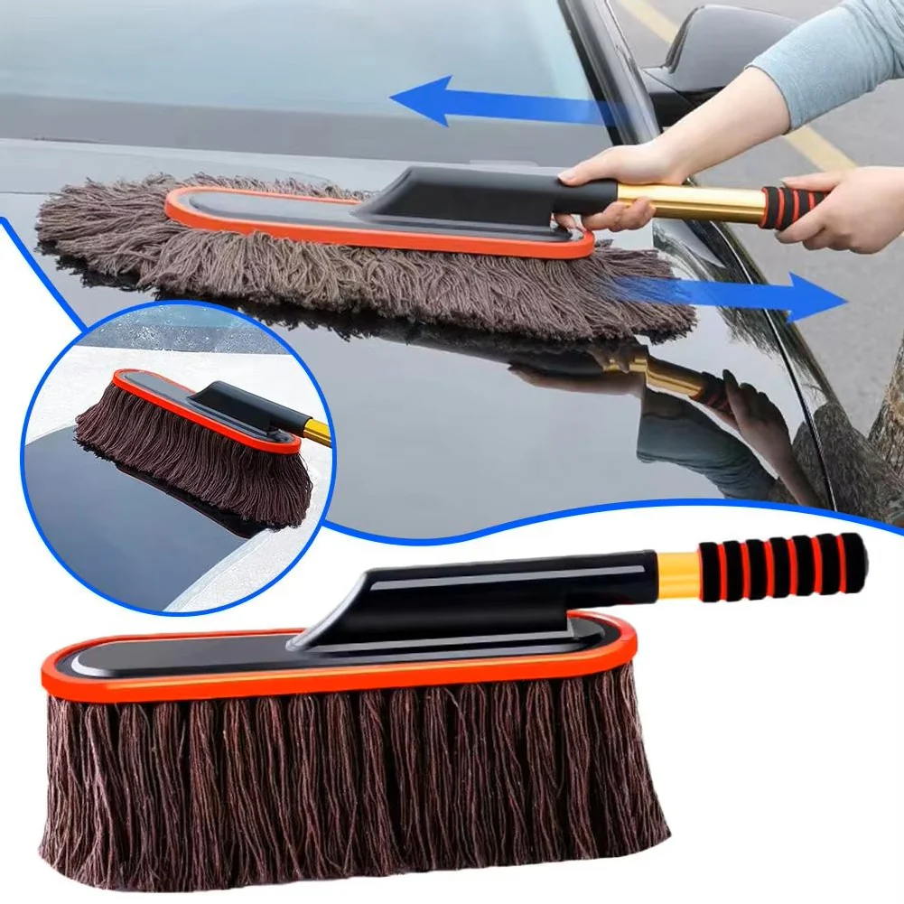Microfiber Car Duster with Extendable Handle – Professional Detailing Dust Mop for Car, SUV & Home - Image 3