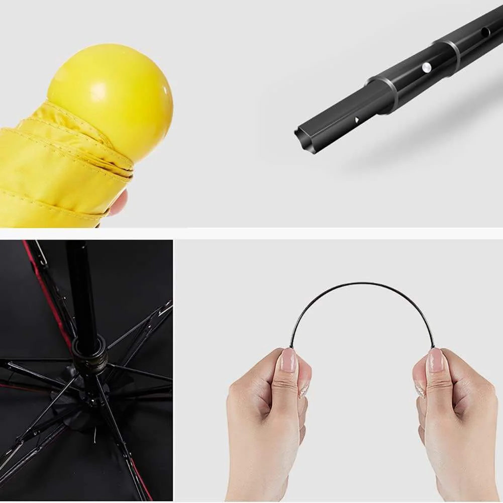 Mini Pocket Umbrella with Protective Capsule Case - Image 3