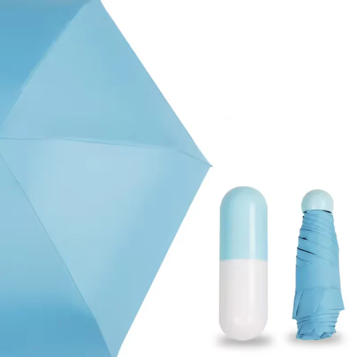 Mini Pocket Umbrella with Protective Capsule Case - Image 5