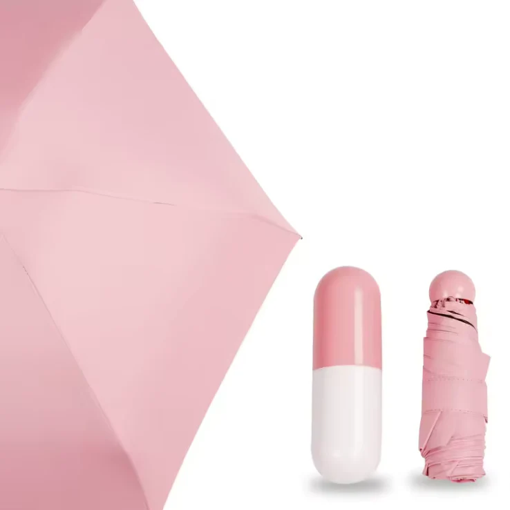 Mini Pocket Umbrella with Protective Capsule Case - Image 8