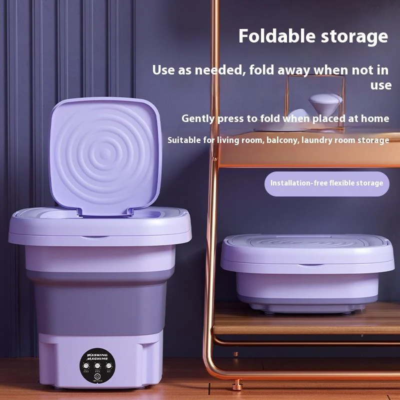 Mini Portable Automatic Washing Machine for Small Loads & Apartments - Image 3