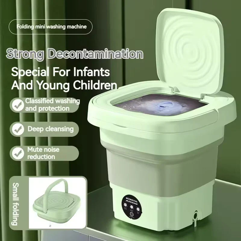 Mini Portable Automatic Washing Machine for Small Loads & Apartments - Image 4