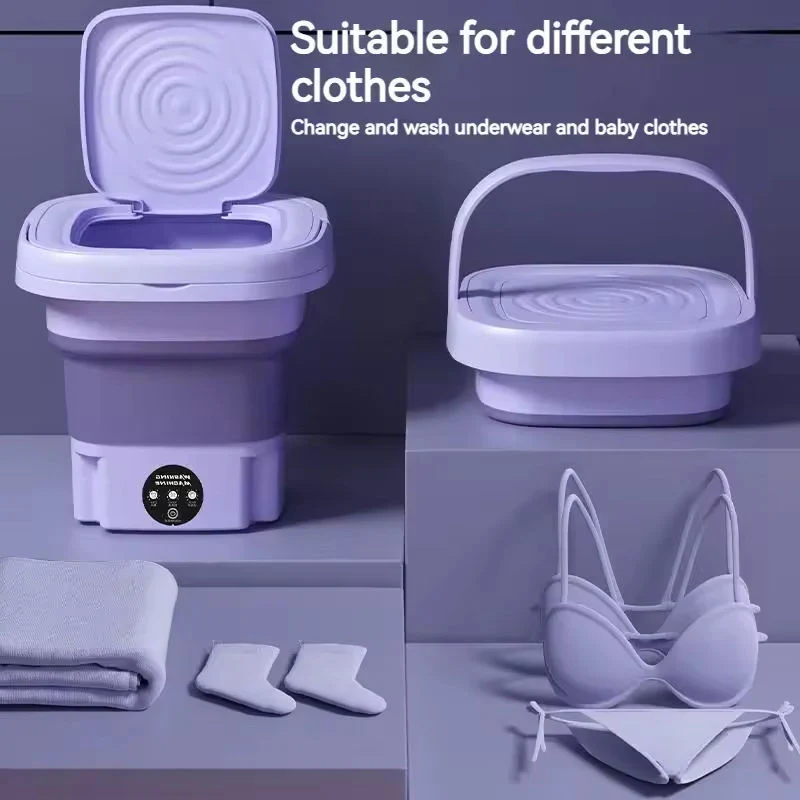 Mini Portable Automatic Washing Machine for Small Loads & Apartments - Image 5