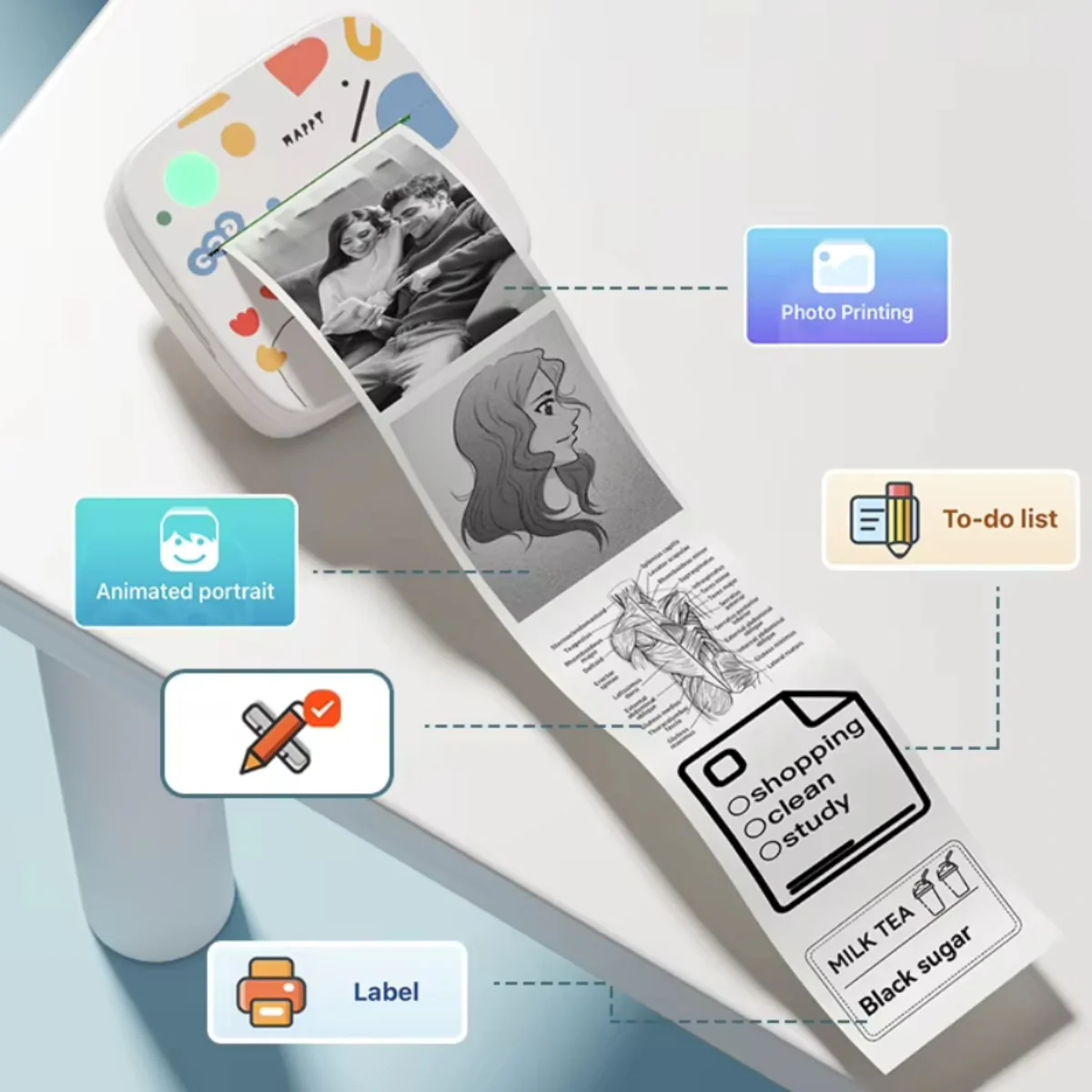 Mini Portable Thermal Printer - Image 3