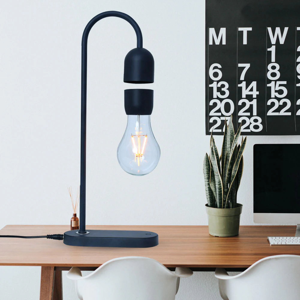 Minimalist Exposed Bulb Desk Lamp