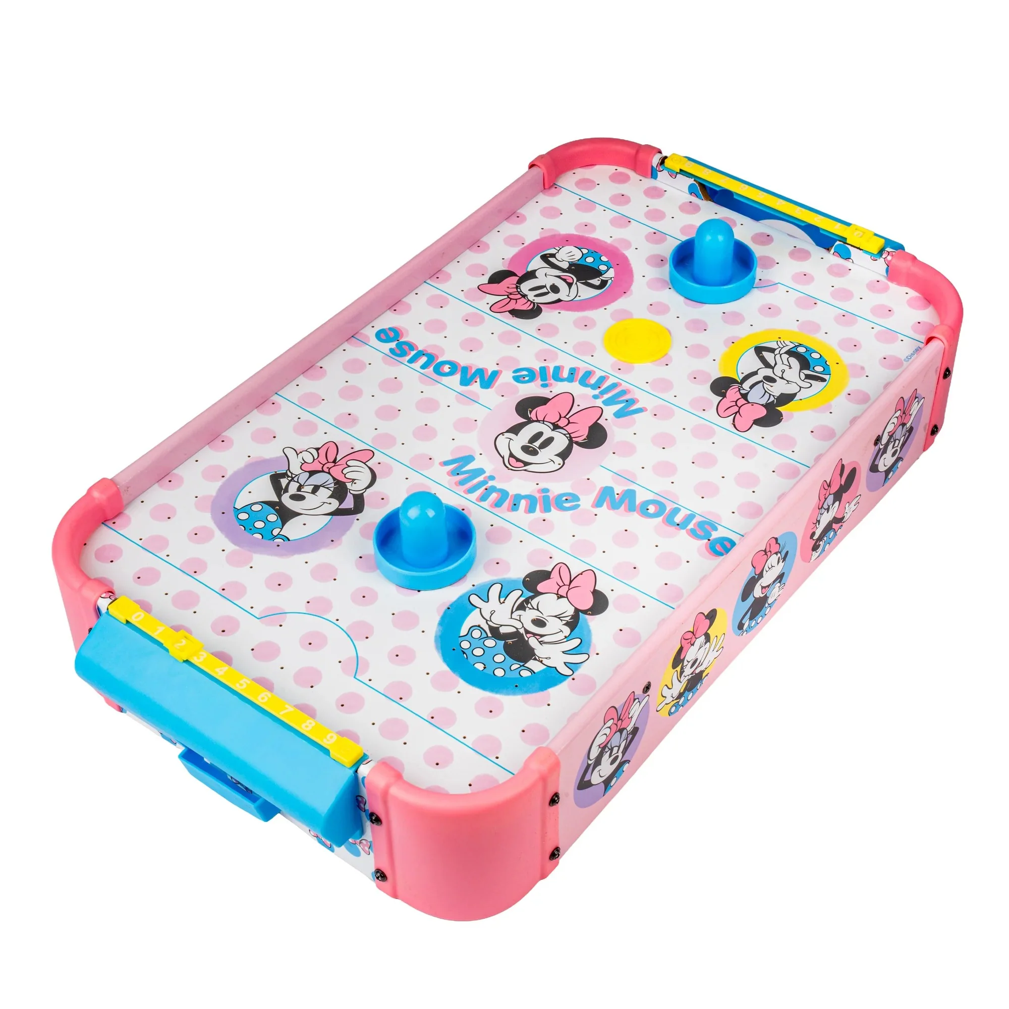 Minnie Mouse Wooden Tabletop Air Hockey - Image 2