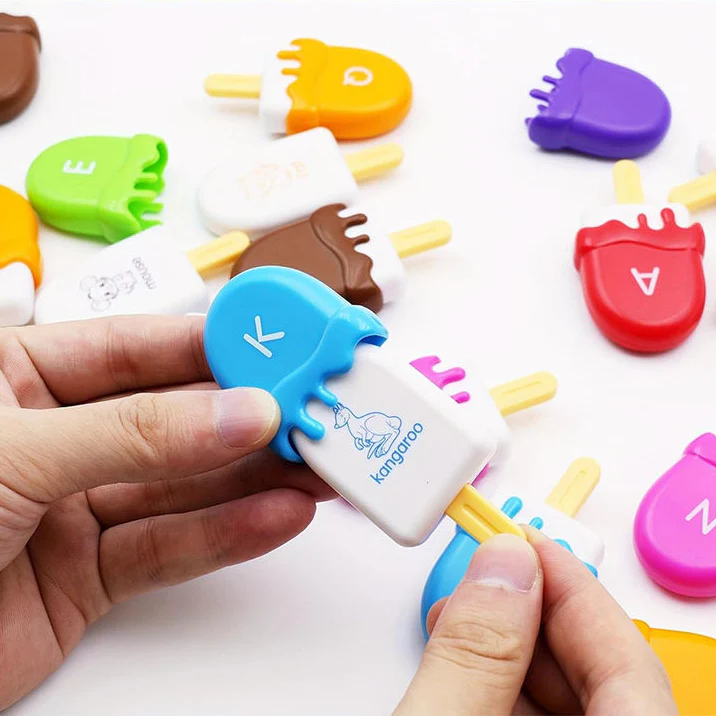 Montessori Alphabet Ice Cream Matching Toy Set - Image 7