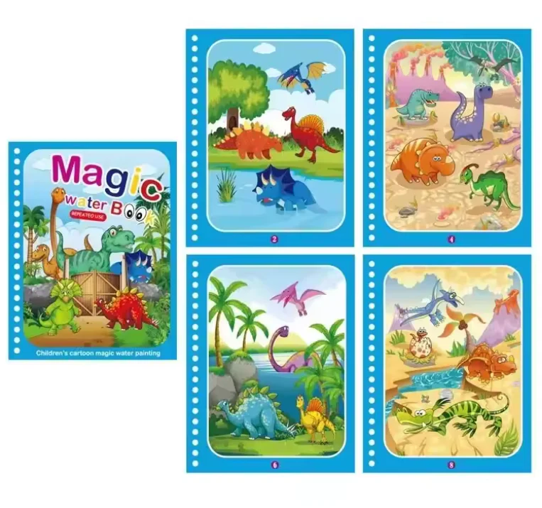 Montessori Magic Water Drawing Book – Reusable Sensory Coloring Activity - Image 10