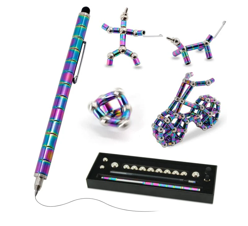 Multi-Color Fidget Pen Magnet Set