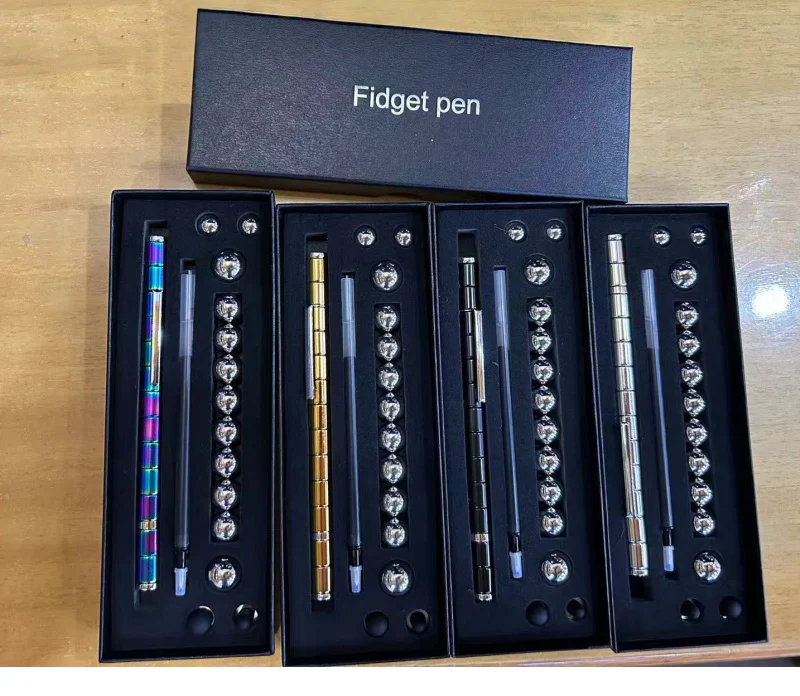 Multi-Color Fidget Pen Magnet Set - Image 5