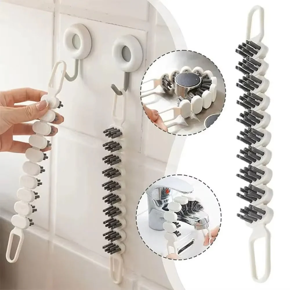 Multi-Function Kitchen Faucet & Crevice Cleaning Brush – Gap Scrubber for Sinks, Counters & Detail Cleaning – 1 PC