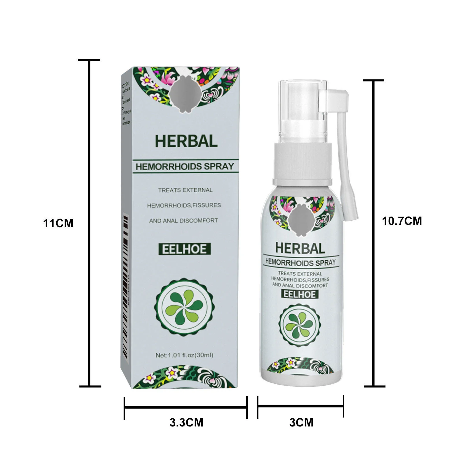 Natural Herbal Hemorrhoids Relief Spray Soothing Anal Care Body Spray for Pain & Swelling - Image 5
