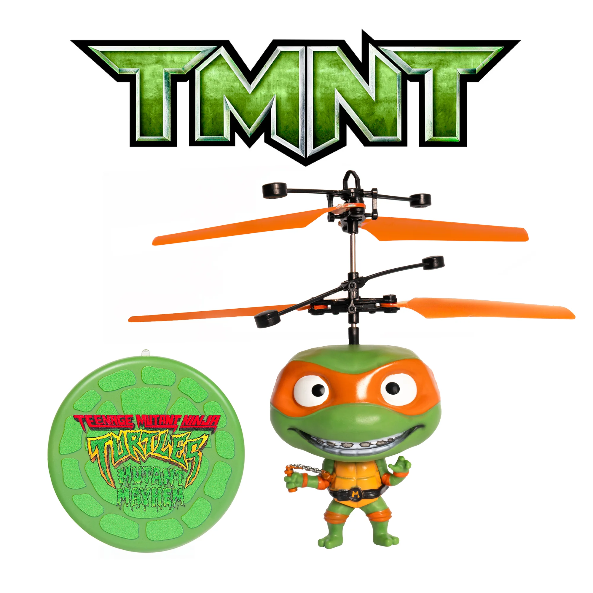 Nickelodeon TMNT 3.5" Big Head Motion Sensing UFO Helicopter Series - Image 7