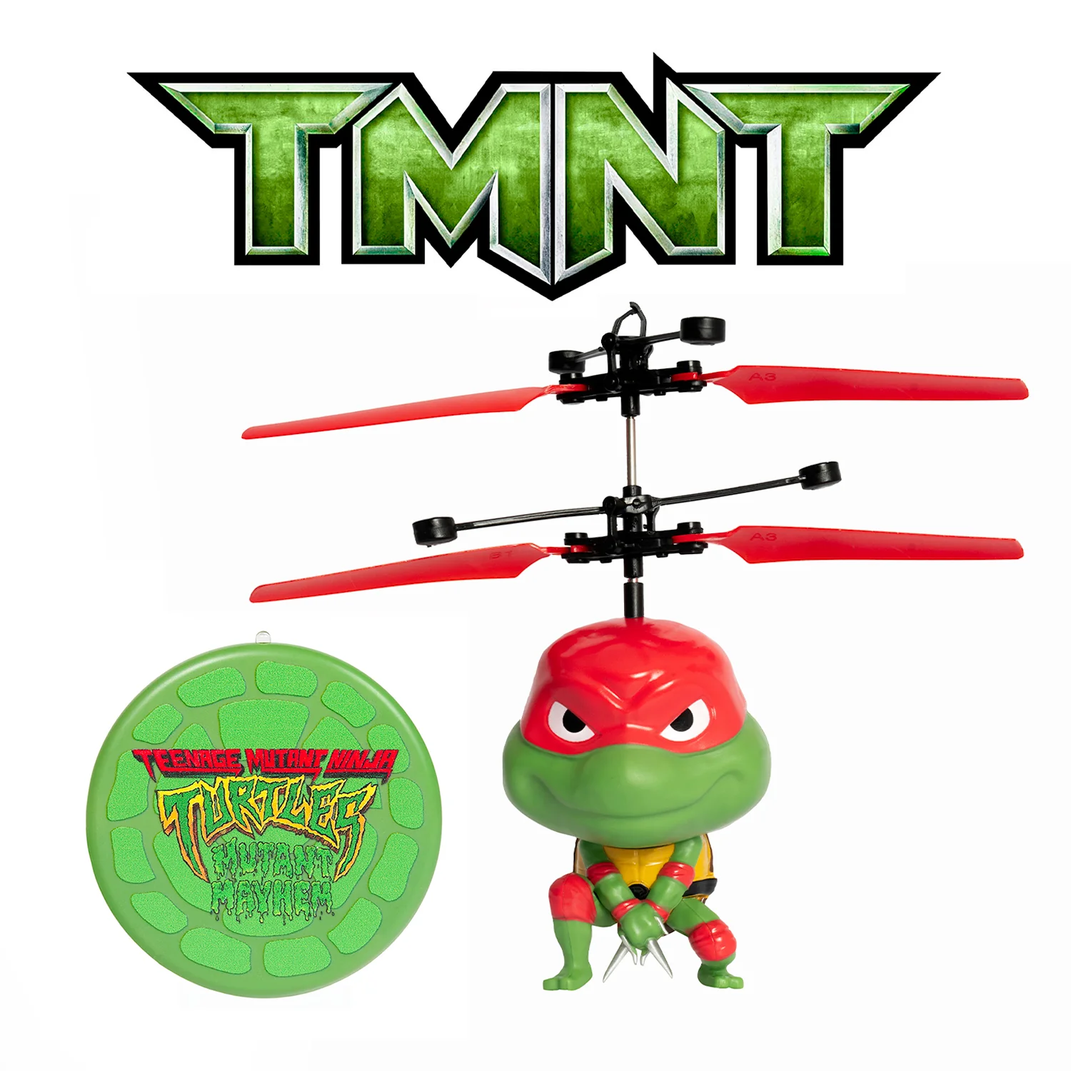 Nickelodeon TMNT 3.5" Big Head Motion Sensing UFO Helicopter Series - Image 8