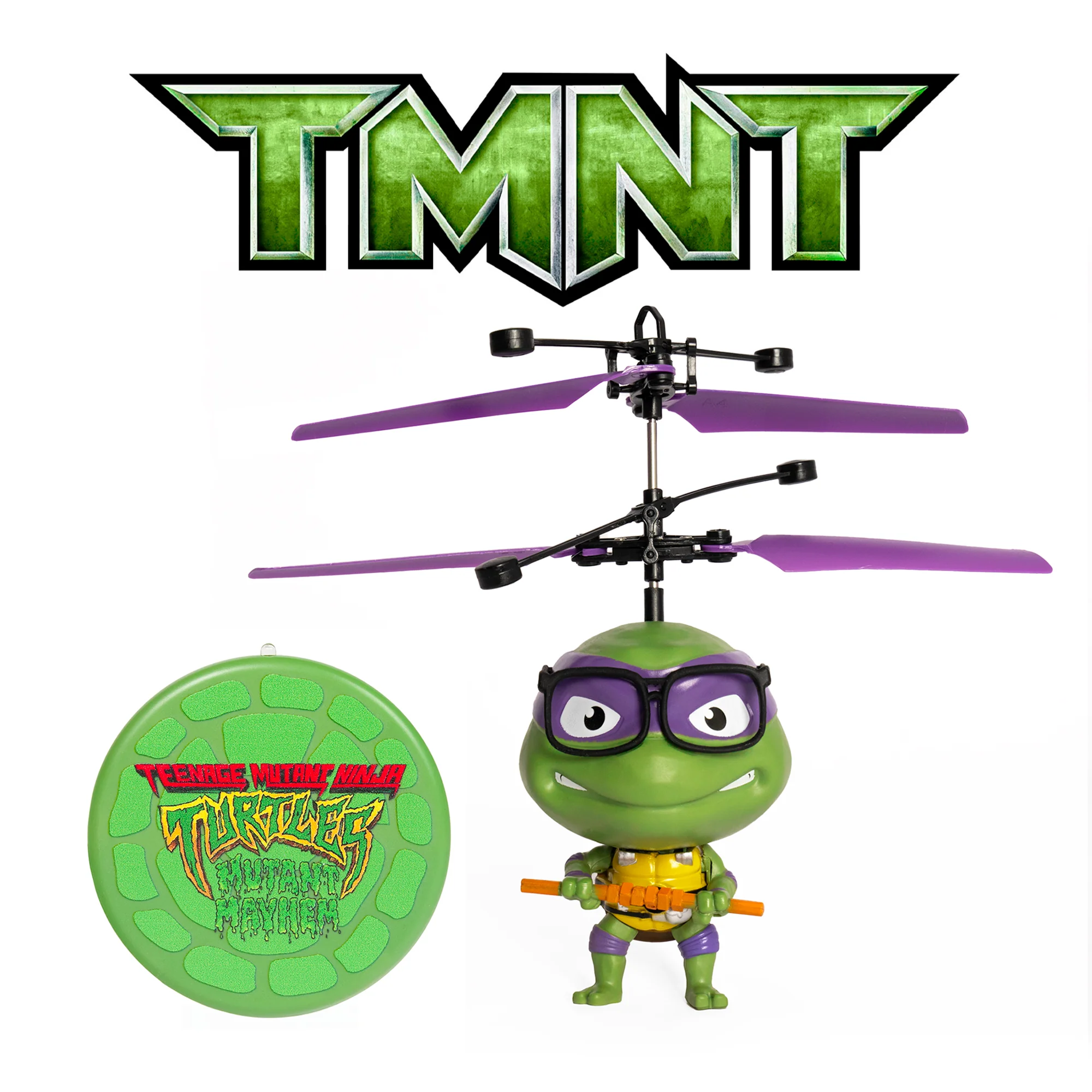 Nickelodeon TMNT 3.5" Big Head Motion Sensing UFO Helicopter Series - Image 9